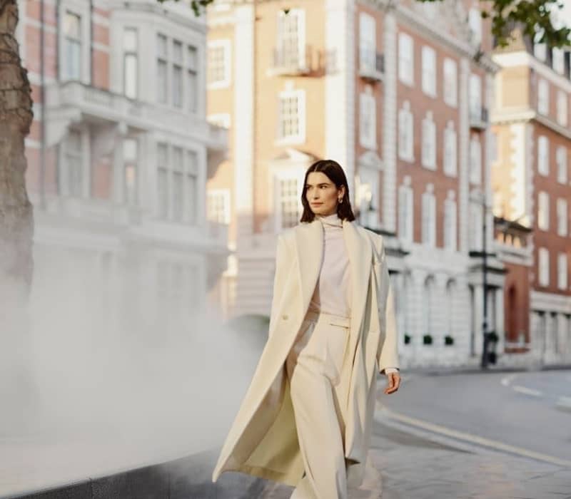 Lady in street