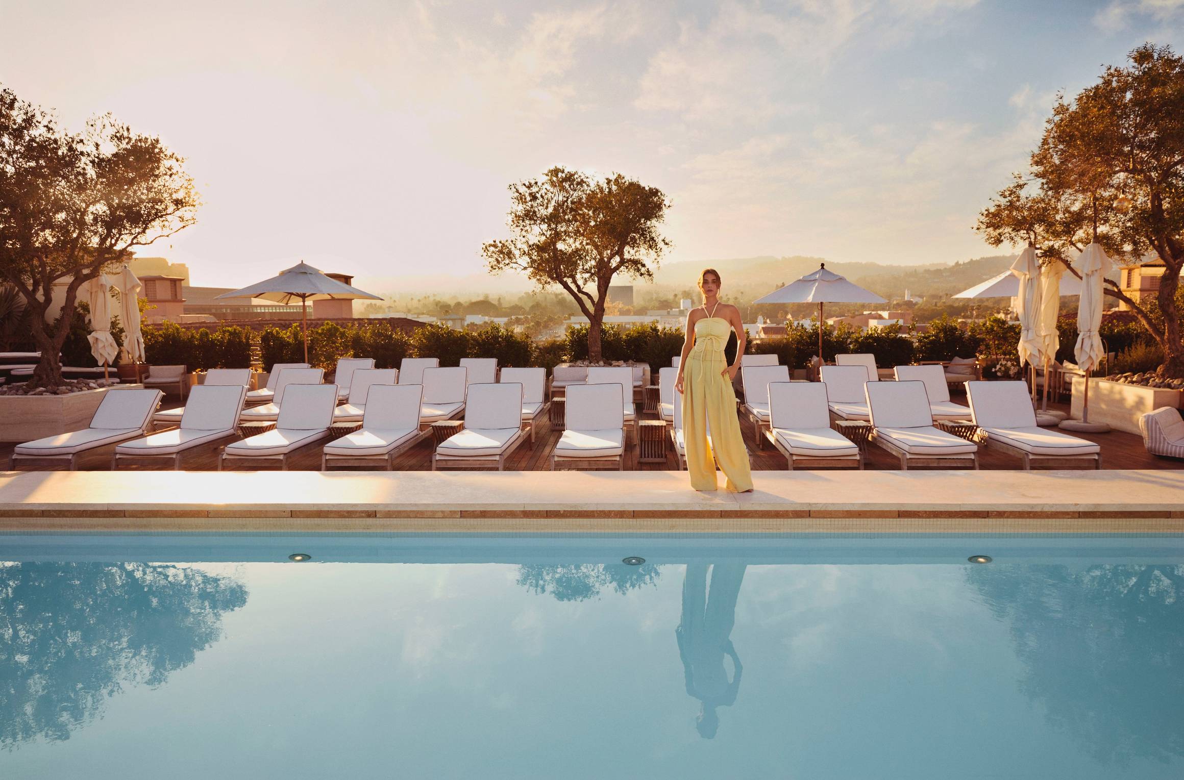 Lady By Pool